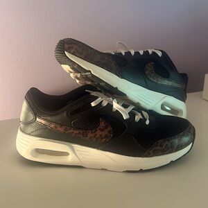 Nike Air Black and Leopard